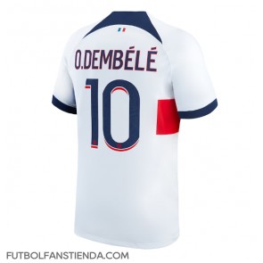 Paris Saint-Germain Ousmane Dembele #10 Segunda Equipación 2023-24 Manga Corta